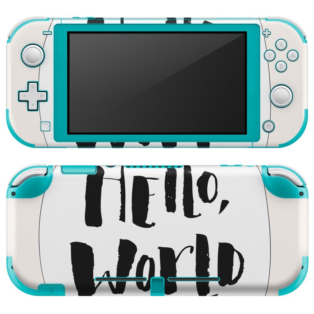 igsticker Nintendo Switch Lite 専用 デザインスキンシール 全面 ニンテンドー スイッチ ライト 専用 ゲーム機 カバー アクセサリー フィルム ステッカー エアフリー 016420 英語　英文