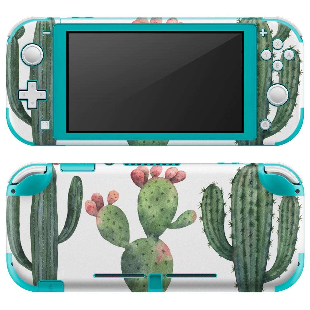 igsticker Nintendo Switch Lite 専用 デザインスキンシール 全面 ニンテンドー スイッチ ライト 専用 ゲーム機 カバー アクセサリー フィルム ステッカー エアフリー 016421 サボテン 植物
