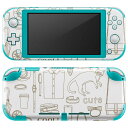 igsticker Nintendo Switch Lite 専用 デザインスキンシール 全面 ニンテンドー スイッチ ライト 専用 ゲーム機 カバー アクセサリー フィルム ステッカー エアフリー 016429 マーク　ロゴ