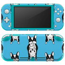 igsticker Nintendo Switch Lite 専用 デザインスキンシール 全面 ニンテンドー スイッチ ライト 専用 ゲーム機 カバー アクセサリー フィルム ステッカー エアフリー 016447 犬 イラスト 動物(2)