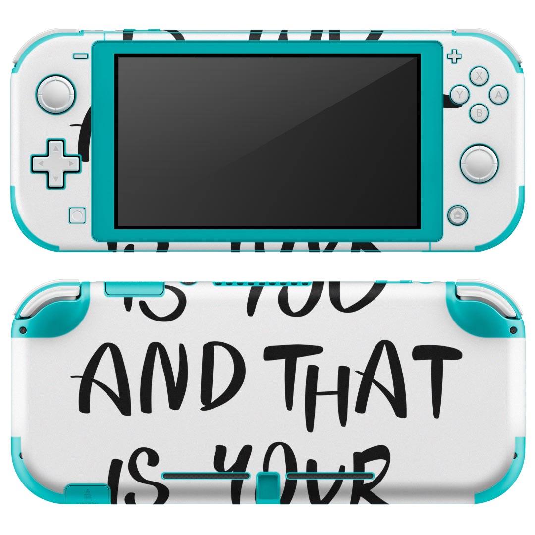 igsticker Nintendo Switch Lite 専用 デザインスキンシール 全面 ニンテンドー スイッチ ライト 専用 ゲーム機 カバー アクセサリー フィルム ステッカー エアフリー 016477 英語 モノクロ 英文