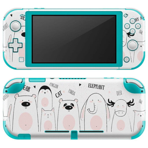 igsticker Nintendo Switch Lite 専用 デザインスキンシール 全面 ニンテンドー スイッチ ライト 専用 ゲーム機 カバー アクセサリー フィルム ステッカー エアフリー 016491 動物 かわいい イラスト igsticker Nintendo Switch Lite 専用 デザインスキンシール 全面 ニンテンドー スイッチ ライト 専用 ゲーム機 カバー アクセサリー フィルム ステッカー エアフリー 016491 動物 かわいい イラスト