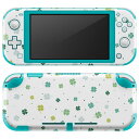 igsticker Nintendo Switch Lite 専用 デザインスキンシール 全面 ニンテンドー スイッチ ライト 専用 ゲーム機 カバー アクセサリー フィルム ステッカー エアフリー 016495 木　緑　自然　植物　樹木　クローバー