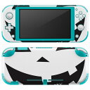 igsticker Nintendo Switch Lite 専用 デザインスキンシール 全面 ニンテンドー スイッチ ライト 専用 ゲーム機 カバー アクセサリー フィルム ステッカー エアフリー 017433 ハロウィン 顔 かぼちゃ パンプキン