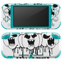 igsticker Nintendo Switch Lite 専用 デザインスキンシール 全面 ニンテンドー スイッチ ライト 専用 ゲーム機 カバー アクセサリー フィルム ステッカー エアフリー 017445 ハロウィン ホラー かぼちゃ パンプキン ホラー