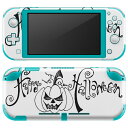 igsticker Nintendo Switch Lite 専用 デザインスキンシール 全面 ニンテンドー スイッチ ライト 専用 ゲーム機 カバー アクセサリー フィルム ステッカー エアフリー 017447 ハロウィン ホラー かぼちゃ パンプキン ホラー