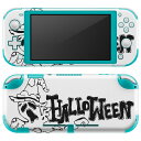 igsticker Nintendo Switch Lite 専用 デザインスキンシール 全面 ニンテンドー スイッチ ライト 専用 ゲーム機 カバー アクセサリー フィルム ステッカー エアフリー 017451 ハロウィン ホラー おばけ ホラー