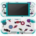 igsticker Nintendo Switch Lite 専用 デザインスキンシール 全面 ニンテンドー スイッチ ライト 専用 ゲーム機 カバー アクセサリー フィルム ステッカー エアフリー 017460 ハロウィン かわいい 仮装 かわいい お菓子
