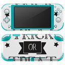 igsticker Nintendo Switch Lite 専用 デザインスキンシール 全面 ニンテンドー スイッチ ライト 専用 ゲーム機 カバー アクセサリー フィルム ステッカー エアフリー 017467 ハロウィン かわいい 文字 英字 おしゃれ