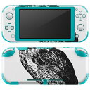 igsticker Nintendo Switch Lite 専用 デザインスキンシール 全面 ニンテンドー スイッチ ライト 専用 ゲーム機 カバー アクセサリー フィルム ステッカー エアフリー 017483 ハロウィン ホラー リアル フクロウ 鳥