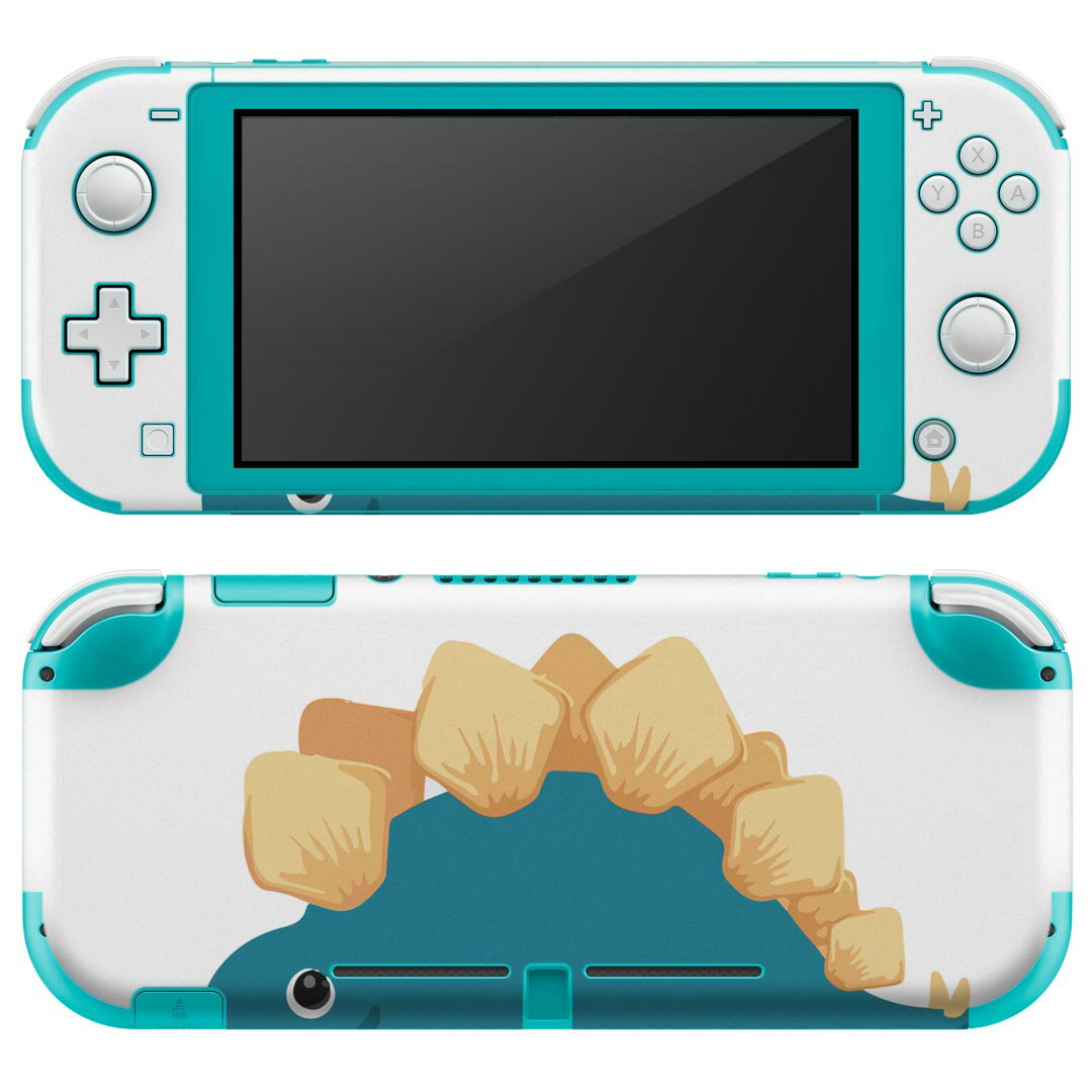 igsticker Nintendo Switch Lite 専用 デザインスキンシール 全面 ニンテンドー スイッチ ライト 専用 ゲーム機 カバー アクセサリー フィルム ステッカー エアフリー 017546 ダイナソー ダイナソー 恐竜 Dinosaur