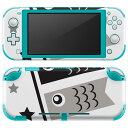 igsticker Nintendo Switch Lite 専用 デザインスキンシール 全面 ニンテンドー スイッチ ライト 専用 ゲーム機 カバー アクセサリー フィルム ステッカー エアフリー 017652 子供の日 こいのぼり 鯉のぼり モノトーン