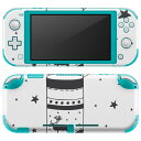 igsticker Nintendo Switch Lite 専用 デザインスキンシール 全面 ニンテンドー スイッチ ライト 専用 ゲーム機 カバー アクセサリー フィルム ステッカー エアフリー 017664 クリスマス 靴下 トナカイ モノトーン