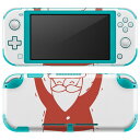igsticker Nintendo Switch Lite 専用 デザインスキンシール 全面 ニンテンドー スイッチ ライト 専用 ゲーム機 カバー アクセサリー フィルム ステッカー エアフリー 017668 クリスマス サンタ 赤 クリスマス