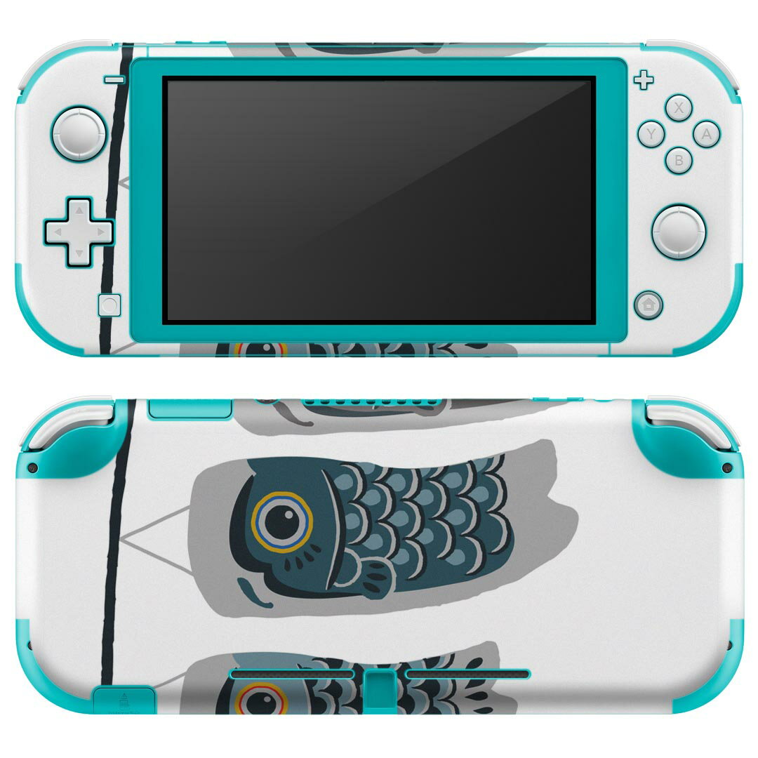 igsticker Nintendo Switch Lite 専用 デザインスキンシール 全面 ニンテンドー スイッチ ライト 専用 ゲーム機 カバー アクセサリー フィルム ステッカー エアフリー 017670 子供の日 こいのぼり かわいい 子供の日