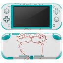igsticker Nintendo Switch Lite 専用 デザインスキンシール 全面 ニンテンドー スイッチ ライト 専用 ゲーム機 カバー アクセサリー フィルム ステッカー エアフリー 017671 クリスマス サンタ 英字 赤