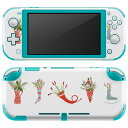 igsticker Nintendo Switch Lite 専用 デザインスキンシール 全面 ニンテンドー スイッチ ライト 専用 ゲーム機 カバー アクセサリー フィルム ステッカー エアフリー 017679 クリスマス クリスマス 靴下 柊