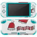 igsticker Nintendo Switch Lite 専用 デザインスキンシール 全面 ニンテンドー スイッチ ライト 専用 ゲーム機 カバー アクセサリー フィルム ステッカー エアフリー 017682 クリスマス サンタさんの服 かわいい 赤