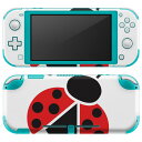 igsticker Nintendo Switch Lite 専用 デザインスキンシール 全面 ニンテンドー スイッチ ライト 専用 ゲーム機 カバー アクセサリー フィルム ステッカー エアフリー 017721 虫 昆虫 テントウムシ てんとう虫 かわいい(2)