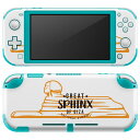 igsticker Nintendo Switch Lite 専用 デザインスキンシール 全面 ニンテンドー スイッチ ライト 専用 ゲーム機 カバー アクセサリー フィルム ステッカー エアフリー 017724 EGYPT　おしゃれ スフィンクス　EGYPT　おしゃれ