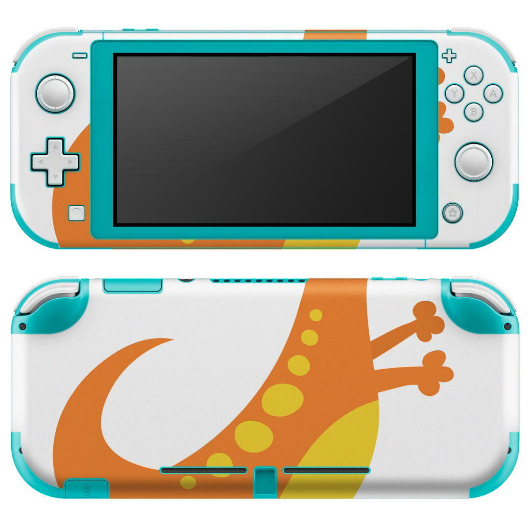 igsticker Nintendo Switch Lite 専用 デザインスキンシール 全面 ニンテンドー スイッチ ライト 専用 ゲーム機 カバー アクセサリー フィルム ステッカー エアフリー 017745 Dinosaurs　恐竜 Dinosaurs　恐竜