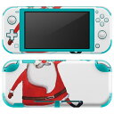 igsticker Nintendo Switch Lite 専用 デザインスキンシール 全面 ニンテンドー スイッチ ライト 専用 ゲーム機 カバー アクセサリー フィルム ステッカー エアフリー 017778 クリスマス サンタ 雪の結晶 クリスマス