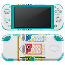 igsticker Nintendo Switch Lite 専用 デザインスキンシール 全面 ニンテンドー スイッチ ライト 専用 ゲーム機 カバー アクセサリー フィルム ステッカー エアフリー 017789 こどもの日 鯉のぼり こいのぼり カラフル