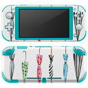 igsticker Nintendo Switch Lite 専用 デザインスキンシール 全面 ニンテンドー スイッチ ライト 専用 ゲーム機 カバー アクセサリー フィルム ステッカー エアフリー 017810 梅雨 傘 梅雨 雨