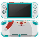 igsticker Nintendo Switch Lite 専用 デザインスキンシール 全面 ニンテンドー スイッチ ライト 専用 ゲーム機 カバー アクセサリー フィルム ステッカー エアフリー 017815 クリスマス サンタさん クリスマス