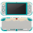 igsticker Nintendo Switch Lite 専用 デザインスキンシール 全面 ニンテンドー スイッチ ライト 専用 ゲーム機 カバー アクセサリー フィルム ステッカー エアフリー 017819 クリスマス サンタ 顔 かわいい クリスマス