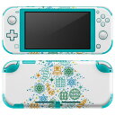 igsticker Nintendo Switch Lite 専用 デザインスキンシール 全面 ニンテンドー スイッチ ライト 専用 ゲーム機 カバー アクセサリー フィルム ステッカー エアフリー 017829 クリスマス ツリー　雪の結晶　クリスマス