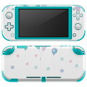 igsticker Nintendo Switch Lite 専用 デザインスキンシール 全面 ニンテンドー スイッチ ライト 専用 ゲーム機 カバー アクセサリー フィルム ステッカー エアフリー 017841 梅雨 傘 梅雨 雨 かわいい