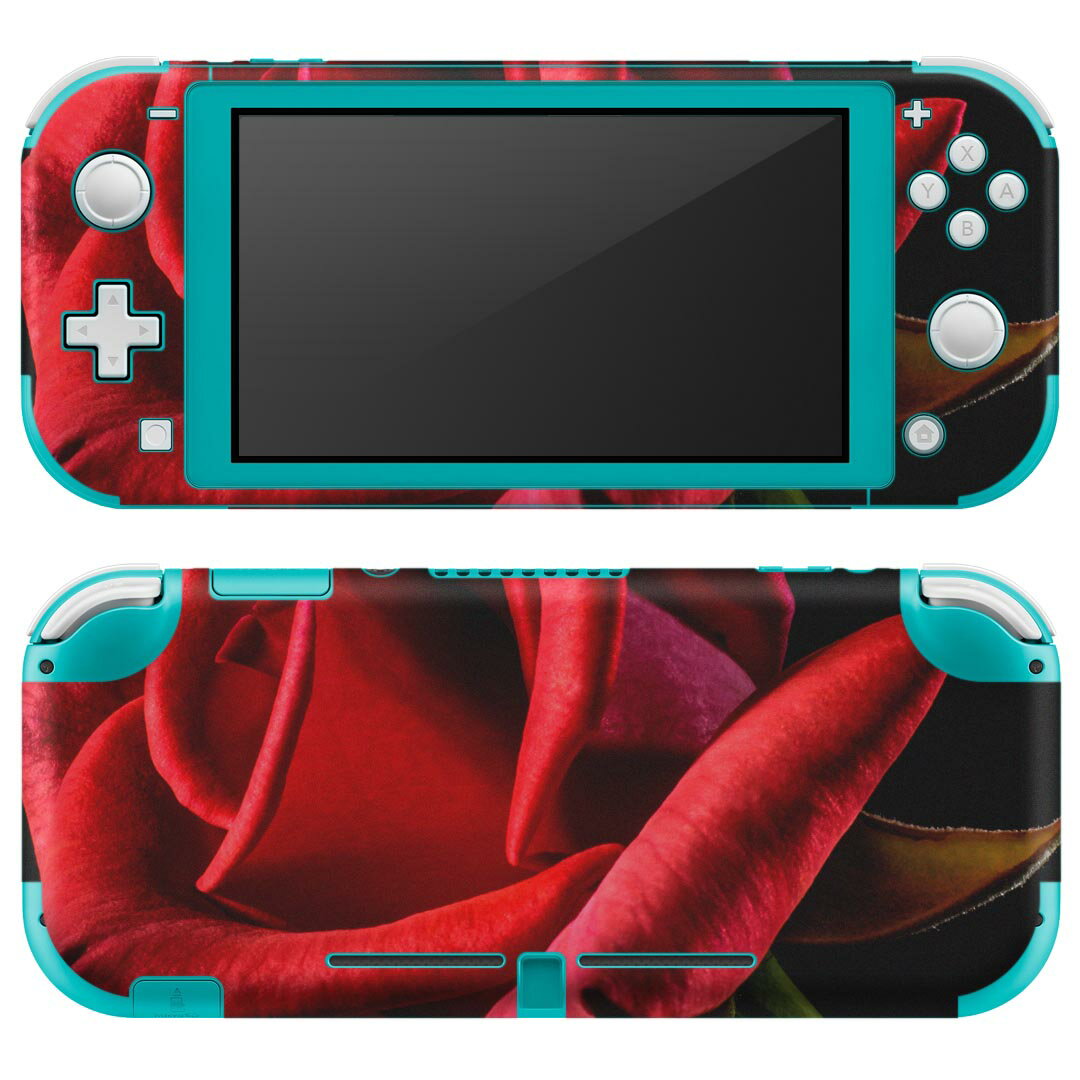 igsticker Nintendo Switch Lite 専用 デザインスキンシール 全面 ニンテンドー スイッチ ライト 専用 ゲーム機 カバー アクセサリー フィルム ステッカー エアフリー 018330 写真 バラ