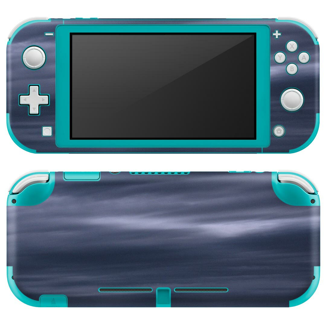 igsticker Nintendo Switch Lite 専用 デザインスキンシール 全面 ニンテンドー スイッチ ライト 専用 ゲーム機 カバー アクセサリー フィルム ステッカー エアフリー 018334 写真 海 クジラ