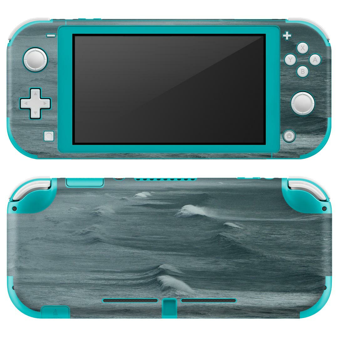 igsticker Nintendo Switch Lite 専用 デザインスキンシール 全面 ニンテンドー スイッチ ライト 専用 ゲーム機 カバー アクセサリー フィルム ステッカー エアフリー 018356 海 写真