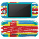 igsticker Nintendo Switch Lite 専用 デザインスキンシール 全面 ニンテンドー スイッチ ライト 専用 ゲーム機 カバー アクセサリー フィルム ステッカー エアフリー 018378 国旗 aland-islands オーランド諸島(2)