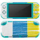 igsticker Nintendo Switch Lite 専用 デザインスキンシール 全面 ニンテンドー スイッチ ライト 専用 ゲーム機 カバー アクセサリー フィルム ステッカー エアフリー 018414 国旗 canary-island カナリア諸島