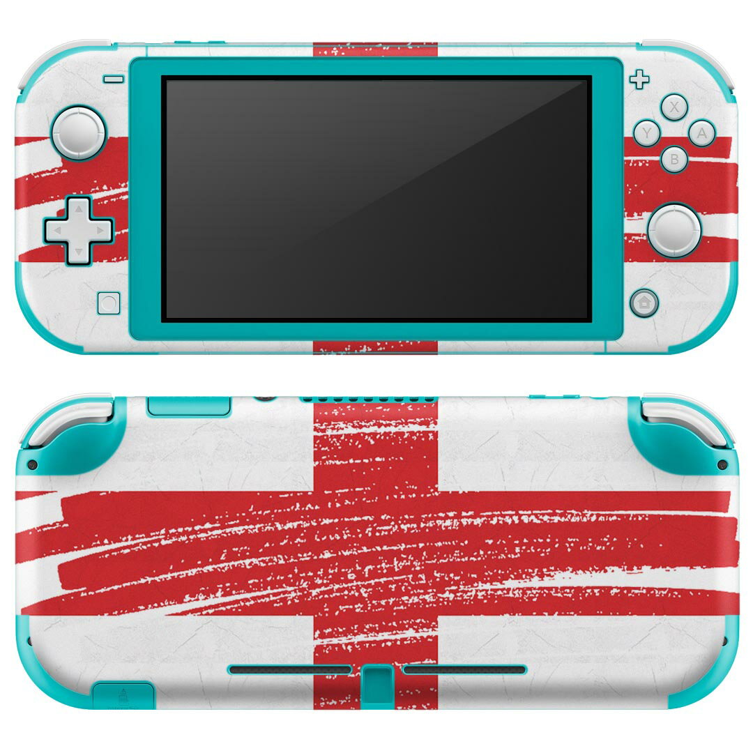 igsticker Nintendo Switch Lite 専用 デザインスキンシール 全面 ニンテンドー スイッチ ライト 専用 ゲーム機 カバー アクセサリー フィルム ステッカー エアフリー 018439 国旗 england イングランド
