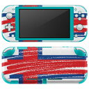 igsticker Nintendo Switch Lite 専用 デザインスキンシール 全面 ニンテンドー スイッチ ライト 専用 ゲーム機 カバー アクセサリー フィルム ステッカー エアフリー 018446 国旗 faroe-islands フェロー諸島