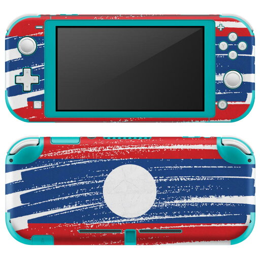 igsticker Nintendo Switch Lite 専用 デザインスキンシール 全面 ニンテンドー スイッチ ライト 専用 ゲーム機 カバー アクセサリー フィルム ステッカー エアフリー 018486 国旗 laos ラオス igsticker Nintendo Switch Lite 専用 デザインスキンシール 全面 ニンテンドー スイッチ ライト 専用 ゲーム機 カバー アクセサリー フィルム ステッカー エアフリー 018486 国旗 laos ラオス