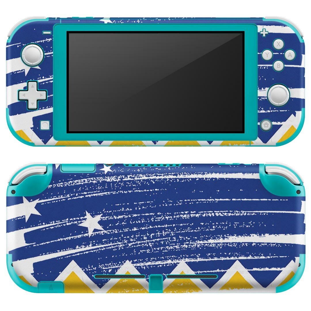 igsticker Nintendo Switch Lite 専用 デザインスキンシール 全面 ニンテンドー スイッチ ライト 専用 ゲーム機 カバー アクセサリー フィルム ステッカー エアフリー 018499 国旗 magallanes マガラネス