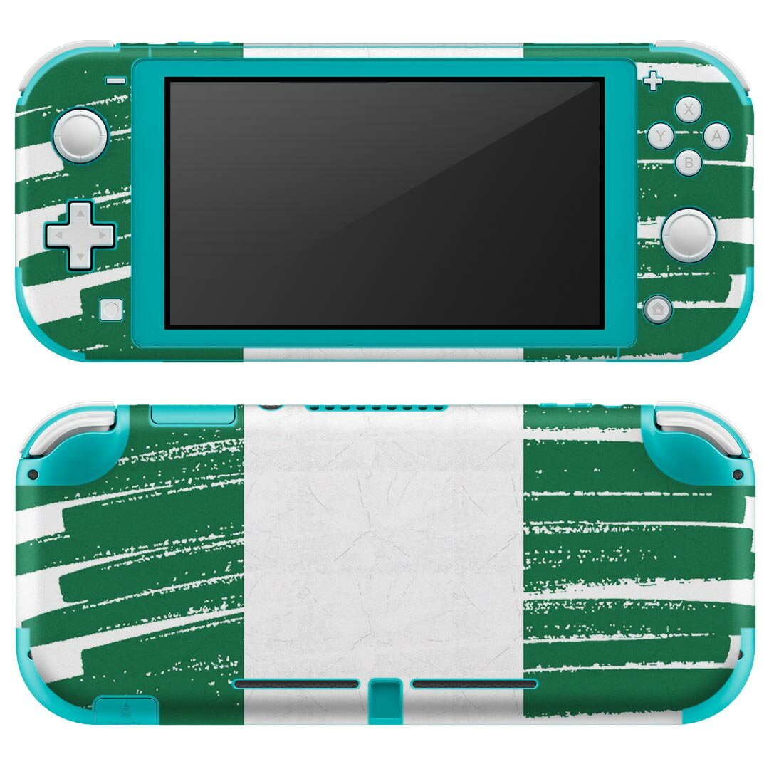 製品名 Nintendo Switch Lite専用 デザインスキンシール セット内容 Nintendo Switch Lite本体用スキンシール（裏表）各1枚 ※液晶側シールは2パーツに分かれていますニンテンドースイッチライト専用です。据え置き機のSwitch本体やJoyコンには対応していません。 商品特徴 3M社製の再剥離性シートを素材に採用し、細かな位置調整がしやすく貼り直しが容易です。また、エアフリーでもありますので気泡が簡単に逃げるので、キレイに貼ることができます。専用の業務プリンターを使い、商品画像と遜色のない美しい印刷仕上がり。 注意事項 画像はサンプルですので、ご覧の環境によっては多少色味に違いを感じる場合がございます。 イメージと違った、モニターと色味が異なるという理由での交換や返金はご対応出来かねます。スキンシールのみの販売で、ニンテンドースイッチ本体などは付属しません。シワができた場合、ドライヤーなどで軽く温め、外側に向けてシワを伸ばすように貼ってください。初回貼付時の位置調整や貼り直しは可能ですが、しっかりと押し付けて接着させた後の再剥離、再利用は保証しておりません。また接着部に油分や汚れが付着しますと角の部分は剥がれやすくなりますので、貼付時はあまり触れないようにご注意ください。無地のセミグロスシートにデザインをプリントした商品で、デコなどの加工はございません。 凹凸や光沢があるように見えたり布地や金属を素材にしたように見える商品もありますが、デザインの図版によるものです。印刷時に微妙な画像のズレが生じる場合がございます。ご注文後に1点1点制作する受注生産品の為、不良品以外のご返品や交換は固くお断りします。 商品発送 完全受注生産のハンドメイド商品となりますので、既製品と比べて発送までお時間を頂いています。 基本的に決済確認後2?3営業日、最大で10営業日での発送となります。繁忙期や休業日明けの場合はさらに時間がかかる場合があります。 その際には別途メールにてご連絡致します。メール便の場合、発送日から到着までに2?4日ほどかかる場合が多く、紛失などの保障もご対応できかねます。あらかじめご了承下さい。