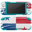 igsticker Nintendo Switch Lite 専用 デザインスキンシール 全面 ニンテンドー スイッチ ライト 専用 ゲーム機 カバー アクセサリー フィルム ステッカー エアフリー 018533 国旗 panama パナマ