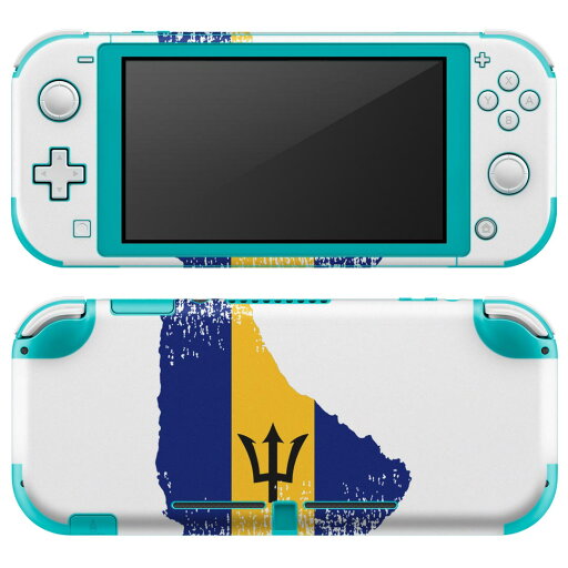 igsticker Nintendo Switch Lite 専用 デザインスキンシール 全面 ニンテンドー スイッチ ライト 専用 ゲーム機 カバー アクセサリー フィルム ステッカー エアフリー 018771 国旗 barbados バルバドス igsticker Nintendo Switch Lite 専用 デザインスキンシール 全面 ニンテンドー スイッチ ライト 専用 ゲーム機 カバー アクセサリー フィルム ステッカー エアフリー 018771 国旗 barbados バルバドス