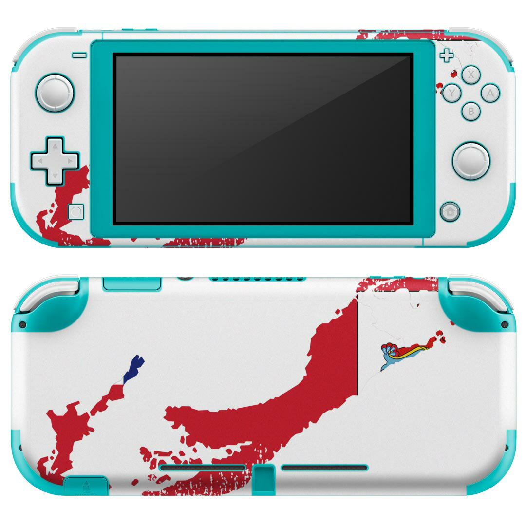 igsticker Nintendo Switch Lite 専用 デザインスキンシール 全面 ニンテンドー スイッチ ライト 専用 ゲーム機 カバー アクセサリー フィルム ステッカー エアフリー 018776 国旗 bermuda バミューダ