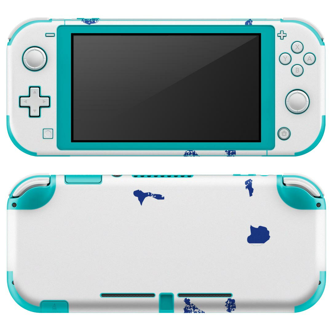 igsticker Nintendo Switch Lite 専用 デザインスキンシール 全面 ニンテンドー スイッチ ライト 専用 ゲーム機 カバー アクセサリー フィルム ステッカー エアフリー 018792 国旗 cape_verde カーボベルデ