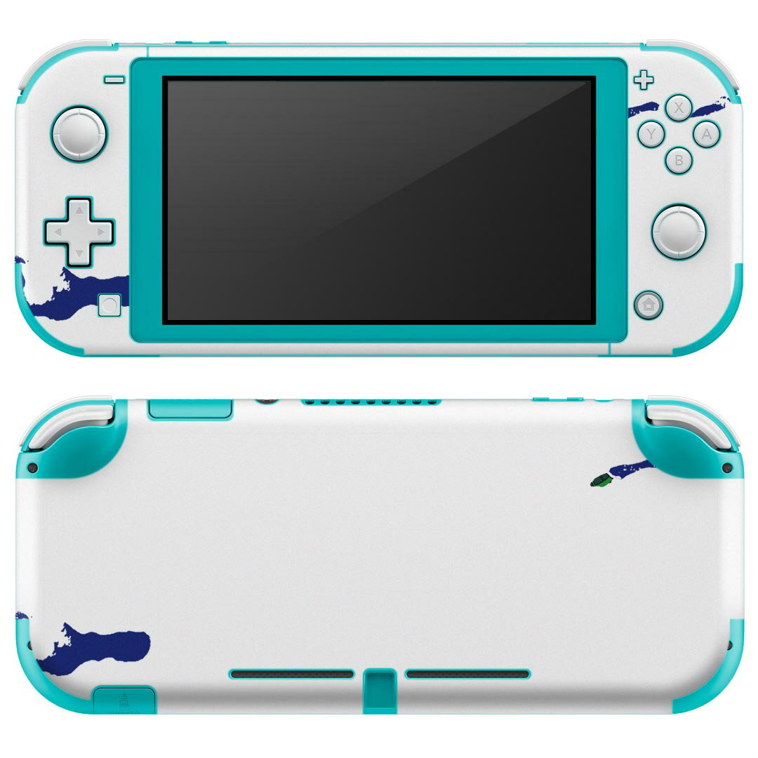 igsticker Nintendo Switch Lite 専用 デザインスキンシール 全面 ニンテンドー スイッチ ライト 専用 ゲーム機 カバー アクセサリー フィルム ステッカー エアフリー 018793 国旗 cayman_islands ケイマン諸島