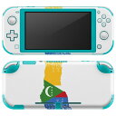 igsticker Nintendo Switch Lite 専用 デザインスキンシール 全面 ニンテンドー スイッチ ライト 専用 ゲーム機 カバー アクセサリー フィルム ステッカー エアフリー 018800 国旗 comoros コモロ