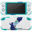 igsticker Nintendo Switch Lite 専用 デザインスキンシール 全面 ニンテンドー スイッチ ライト 専用 ゲーム機 カバー アクセサリー フィルム ステッカー エアフリー 018839 国旗 guam グアム