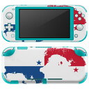 igsticker Nintendo Switch Lite 専用 デザインスキンシール 全面 ニンテンドー スイッチ ライト 専用 ゲーム機 カバー アクセサリー フィルム ステッカー エアフリー 018918 国旗 panama パナマ